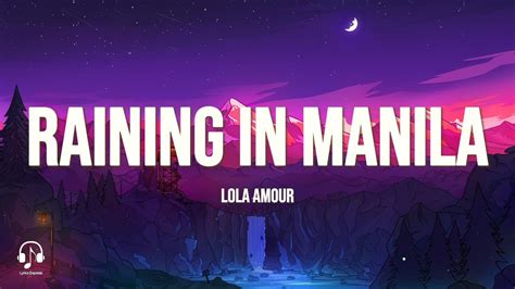 training in manila lyrics|Lola Amour .